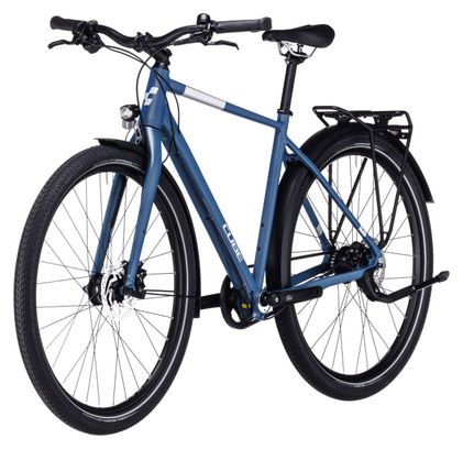 Vélo de Voyage Cube Travel Pro Shimano Nexus 8V Courroie 700 mm Bleu Denim 2023