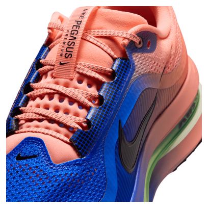 Nike Pegasus Premium hardloopschoenen voor heren, blauw/roze