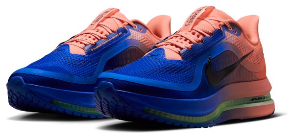 Nike Pegasus Premium hardloopschoenen voor heren, blauw/roze