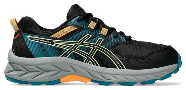 Asics Gel-Venture 9 GS Trail Shoes Black/Blue/Orange Child