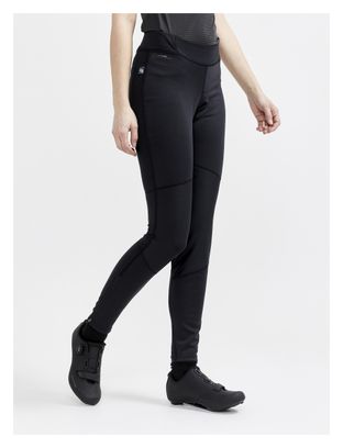 Craft Culotte largo con tirantes Core Bike SubZ Wind negro mujer