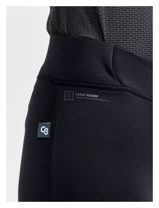 Craft Culotte largo con tirantes Core Bike SubZ Wind negro mujer