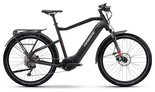 Haibike Trekking 6 High Elektro-Hybrid Fahrrad Shimano Deore 10S 630 Wh 27.5'' Schwarz 2023