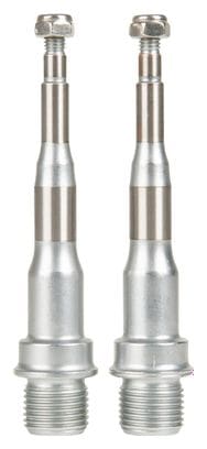 HT Components PA12, PA12A, PA03A. NANO-P Axles for Pedals Silver