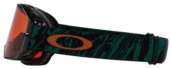 Masque Oakley Airbrake MTB Viridian Striped/Verres Prizm MX Bronze/Ref : OO7107-23