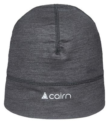 Bonnet Unisexe Cairn Merino Noir Chiné