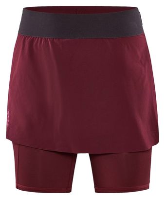 Craft Pro Trail Women's 2-in-1 Skirt Bordeaux