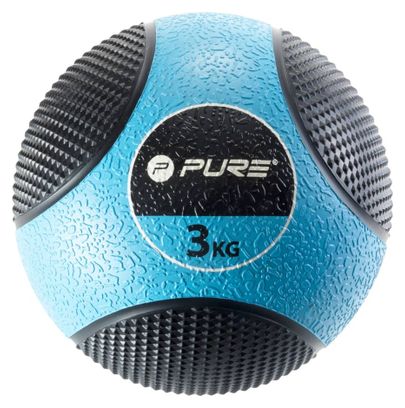 Pure2Improve Ballon médicinal 3 kg Bleu