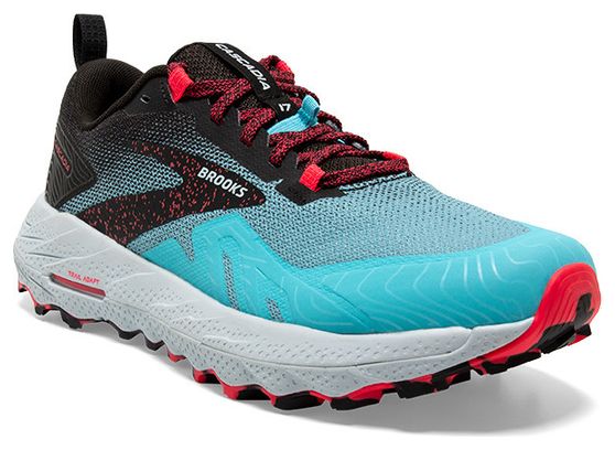 Brooks Cascadia 17 Donna Blu Rosa Scarpe da Trail