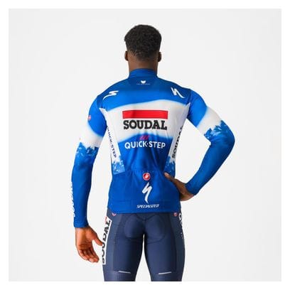 Castelli Thermal Soudal Quick-Step 2024 Long Sleeve Jersey Blue