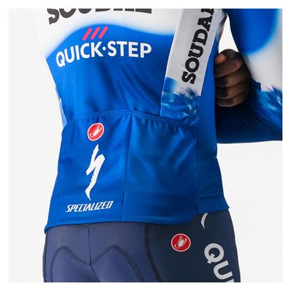 Maglia Castelli Thermal Soudal Quick-Step 2024 a manica lunga Blu