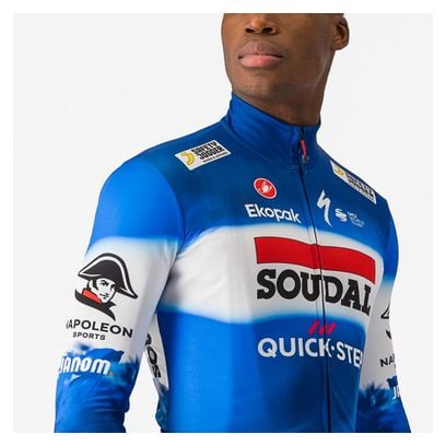 Maillot Manches Longues Castelli Thermal Soudal Quick-Step 2024 Bleu