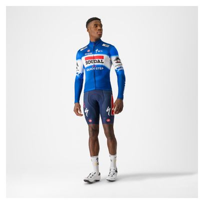 Maglia Castelli Thermal Soudal Quick-Step 2024 a manica lunga Blu