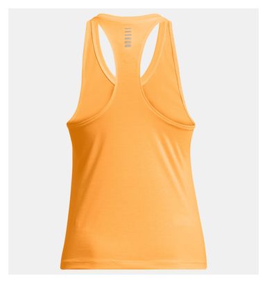 Camiseta de tirantes Under Armour Launch Orange para mujer