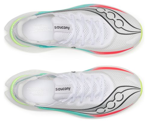 Saucony Endorphin Pro 5 hardloopschoenen, wit/meerkleurig, heren