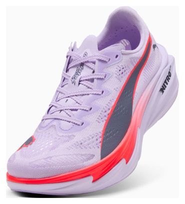 Chaussures Running Puma Deviate Nitro Elite 4 Violet/Rouge Femme