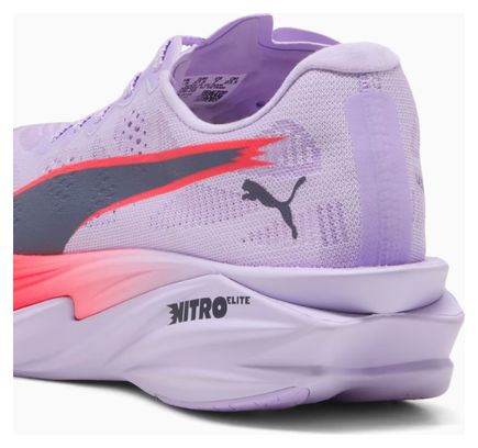 Chaussures Running Puma Deviate Nitro Elite 4 Violet/Rouge Femme