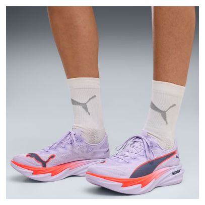 Chaussures Running Puma Deviate Nitro Elite 4 Violet/Rouge Femme