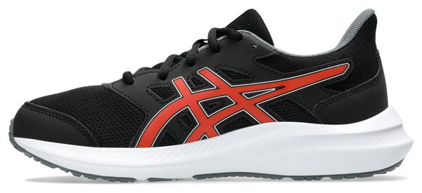 Chaussures Running Asics Jolt 4 GS Noir/Rouge Enfant