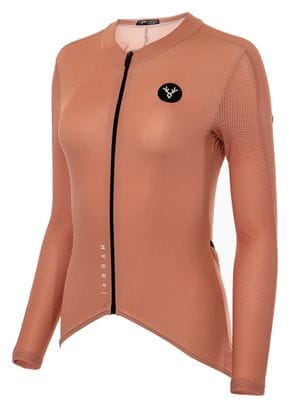 Maillot LeBram Turini Mujer Manga Larga Rosa Terracota