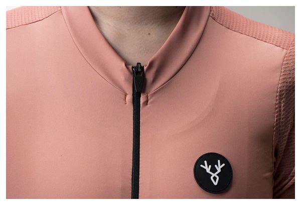 LeBram Turini Maglia Donna Maniche Lunghe Rosa Terracotta