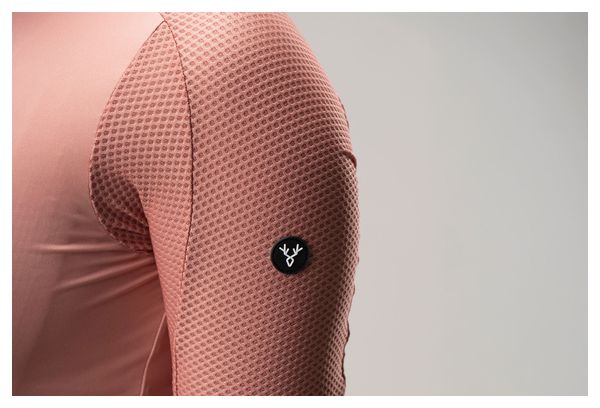 LeBram Turini Maglia Donna Maniche Lunghe Rosa Terracotta