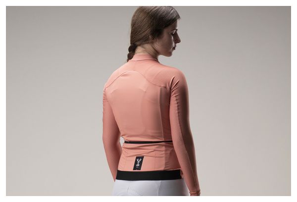 LeBram Turini Maglia Donna Maniche Lunghe Rosa Terracotta