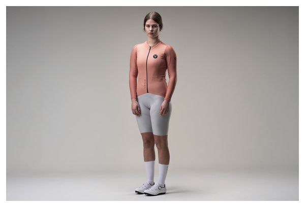 LeBram Turini Maglia Donna Maniche Lunghe Rosa Terracotta