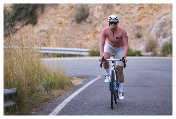 LeBram Turini Maglia Donna Maniche Lunghe Rosa Terracotta