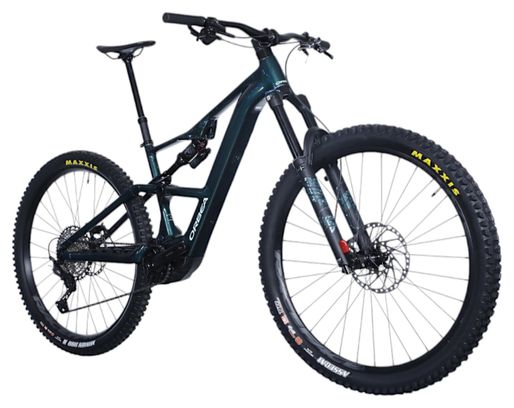 Orbea Rise LT H10 MTB elettrica a sospensione totale Shimano Deore XT/SLX 12S 630 Wh 29'' Escape Green Splash Ice Green 2025