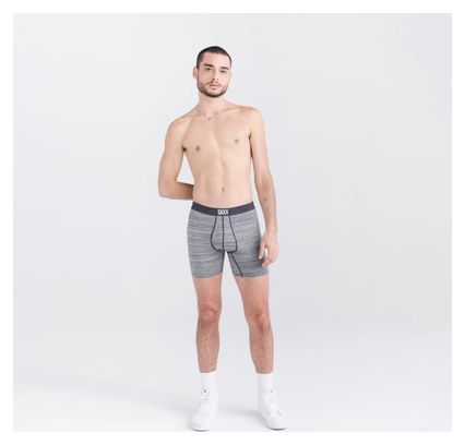 SAXX Ultra Super Soft Boxershorts Fly Grau Herren