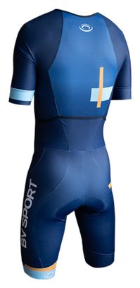 BV Sport 3X200 Men's Triathlon Suit (Blue/Orange)