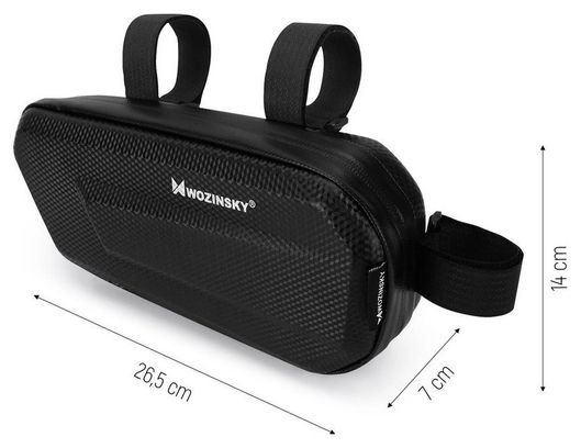 Sacoche de cadre de vélo Wozinsky 1 5L noire