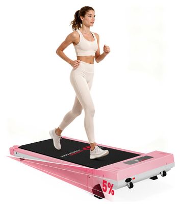 Loopband C1 Compact Roze - 6 km/h - 2,5 pk - Opvouwbaar en draagbaar
