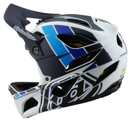 Troy Lee Designs Stage Mips Casco Integrale Blu/Bianco