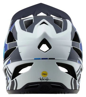 Troy Lee Designs Stage Mips Casco Integrale Blu/Bianco