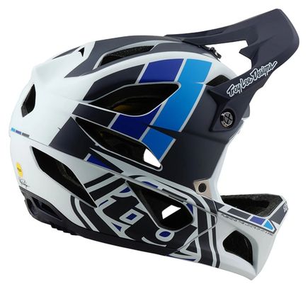 Troy Lee Designs Stage Mips Casco Integrale Blu/Bianco
