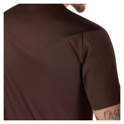 Maillot Fox Flexair Pro de manga corta Marrón
