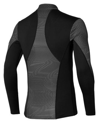 Mizuno Breath Thermo Virtual Body G3 Long Sleeve 1/2 Zip Jersey Black