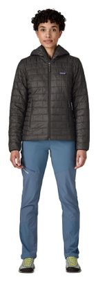 Dames Patagonia Nano Puff Hoody Zwart