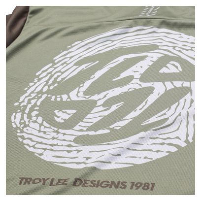 Maillot Manches Courtes Troy Lee Designs Flowline Vert