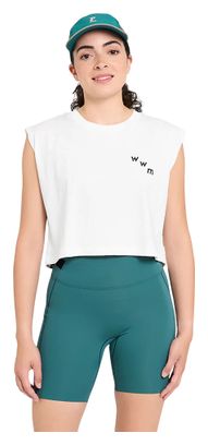 Canotta Ciele ORTank Cropped WWM Bianca da donna