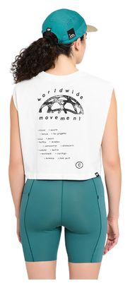 Canotta Ciele ORTank Cropped WWM Bianca da donna