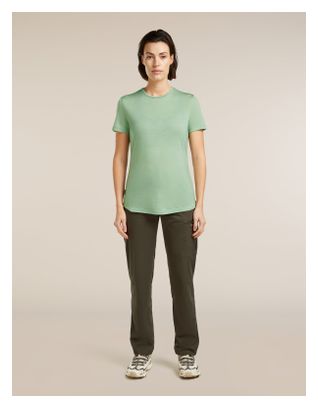 Maglietta tecnica Icebreaker 125 Sphere III verde da donna