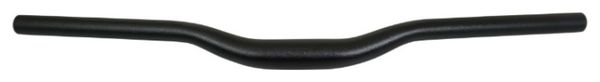 CINTRE VTT DEMI RELEVE FIRST ALU 6061 NOIR MAT 31,8mm L620mm