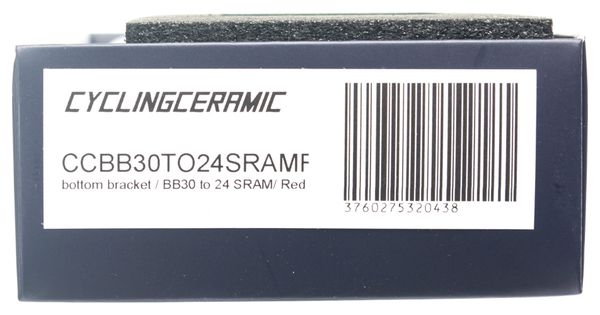 CyclingCeramic BB30 tot 24 Sram GXP Bottom Bracket Red