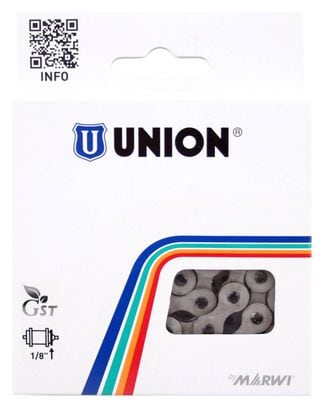 Union Chaîne de vélo 1/2X1/8 Anti-rouille