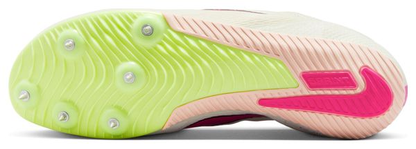 Nike Zoom Rival Sprint Wit Roze Geel Unisex Track &amp; Field Schoen