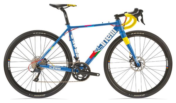 Gravel Bike Cinelli Zydeco Lala Shimano Sora 9V 700 mm Blu