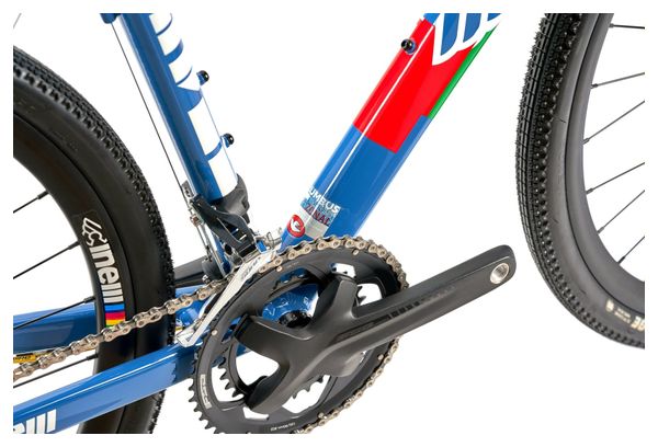 Gravel Bike Cinelli Zydeco Lala Shimano Sora 9V 700 mm Blu
